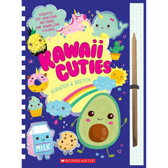 Kawaii Cuties Scratch & Sketch Art Activity Book