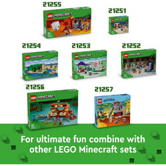 Lego Minecraft 21256 The Frog House Playset with Alex and Slime Mob