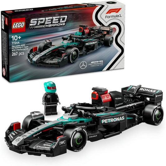 Lego Speed Champions 77244 Mercedes-AMG Petronas W15 F1 Car Playset