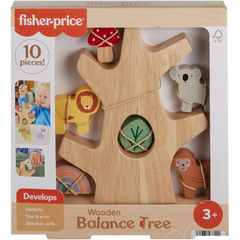 Fisher-Price Wooden Balance Tree Preschool Toy