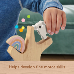 Fisher-Price Wooden Balance Tree Preschool Toy
