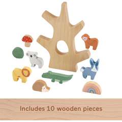 Fisher-Price Wooden Balance Tree Preschool Toy