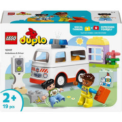 Lego Duplo 10447 Ambulance & Driver Construction Playset