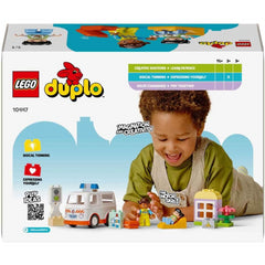 Lego Duplo 10447 Ambulance & Driver Construction Playset