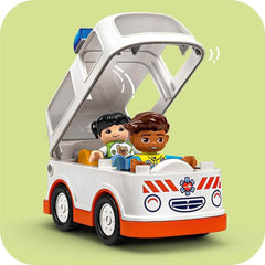 Lego Duplo 10447 Ambulance & Driver Construction Playset