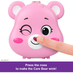 Polly Pocket Care Bears Dolls & Playset with Toy Car and Pet Bear