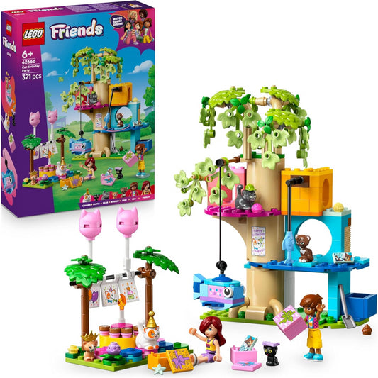 Lego Friends 42666 Cat Birthday Party Building Toy