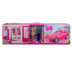 Barbie Dolls Vehicle and Closet Wardrobe