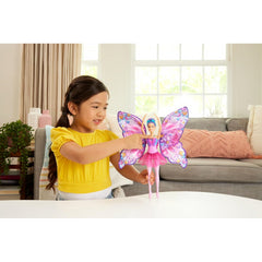 Barbie Dance And Flutter Doll with 2-in-1 Transformation Dancer to Butterfly