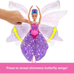 Barbie Dance And Flutter Doll with 2-in-1 Transformation Dancer to Butterfly