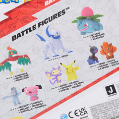 Pokemon Battle Figure 3-Pack Figures - Pikachu Mudkip and Boltund