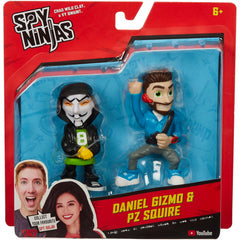 Spy Ninjas Daniel Gizmo & PZ Squire Action Twin Pack
