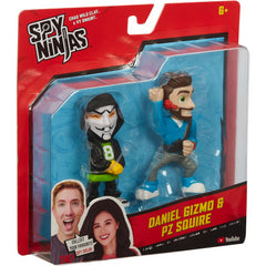 Spy Ninjas Daniel Gizmo & PZ Squire Action Twin Pack