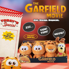 Animagic Garfield & Friends 8-Inch Plush Soft Toy Set of 3