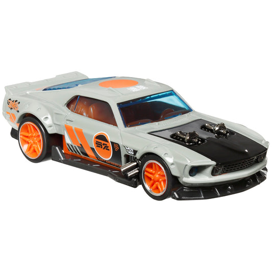 Hot Wheels Pull-Back Speeders 1:43 Toy Car - 1969 Ford Mustang