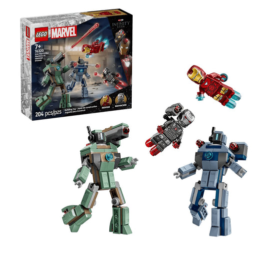 Lego Marvel 76320 Iron Man War Machine Hammer Drones Building Toy