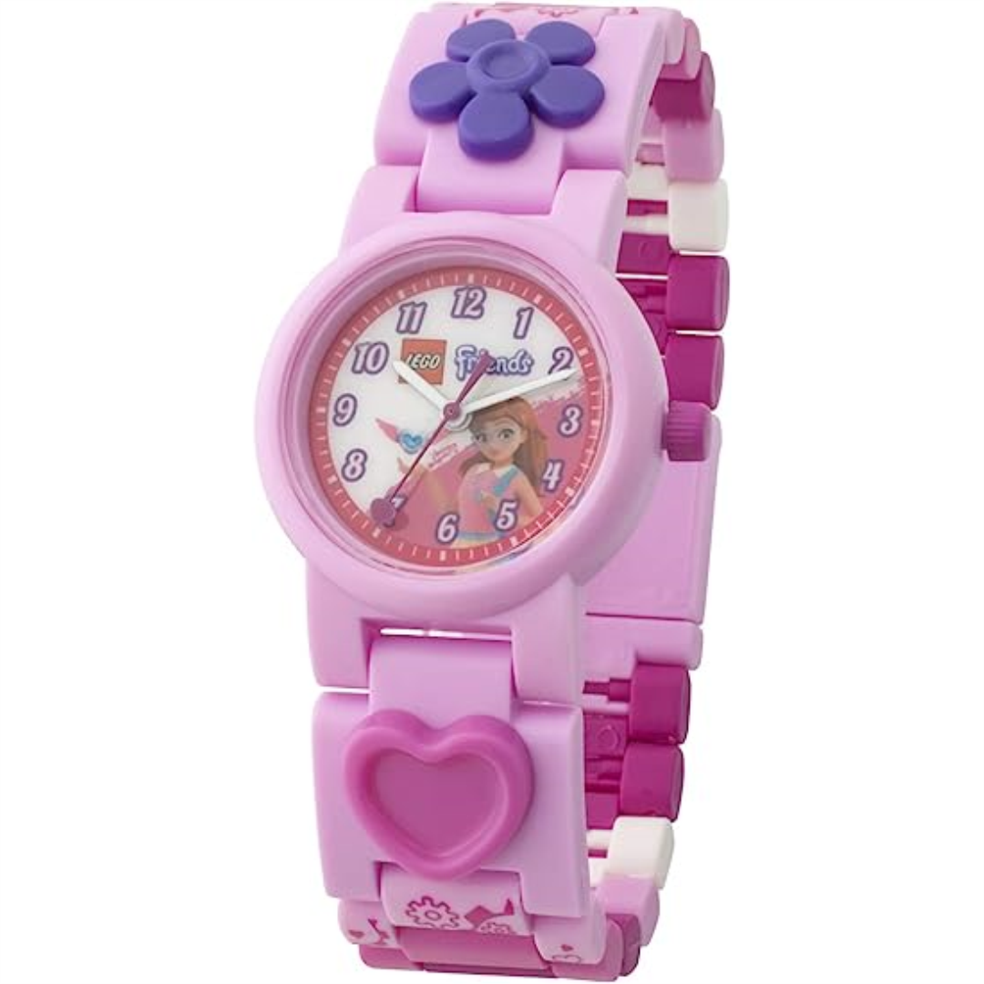 LEGO Friends Girls Analogue Classic Quartz Watch with Plastic