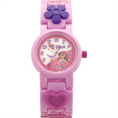 LEGO Friends Girls Analogue Classic Quartz Watch with Plastic Strap in Purple