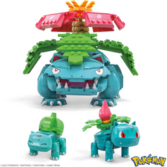 Mega Pokemon Construction Toy - Bulbasaur Evolution Set