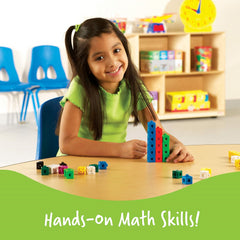 Learning Resources Snap Cubes Math Manipulatives Building Cubes