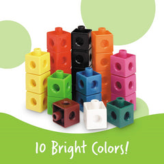 Learning Resources Snap Cubes Math Manipulatives Building Cubes