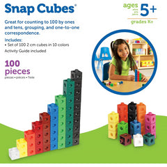 Learning Resources Snap Cubes Math Manipulatives Building Cubes