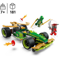 Lego Ninjago 71828 Lloyds Pull-Back Race Car and 2 Figures Construction Playset