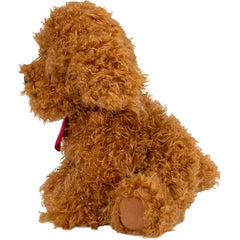 Golden Bear Waffle the Wonder Dog Soft Toy with Sound Kids Plush Gift
