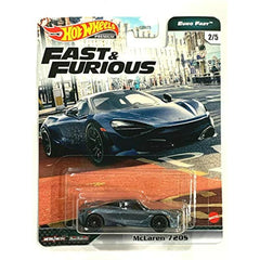 Hot Wheels Fast & Furious Euro Fast Set of 5 Die Cast Cars