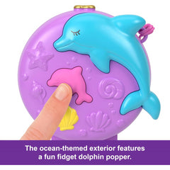 Polly Pocket Dolls Playset Dolphin Rescue & Play Compact and Accessories