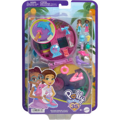 Polly Pocket Dolls Playset Dolphin Rescue & Play Compact and Accessories