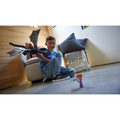 Minecraft Ultimate Ender 20-Inch Dragon and Steve Figure