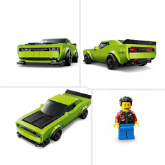 Lego Speed Champions 77237 Dodge Challenger SRT Hellcat Building Toy