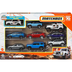 Matchbox Adventures World Tour 9-Pack 70 Years Edition Car Set