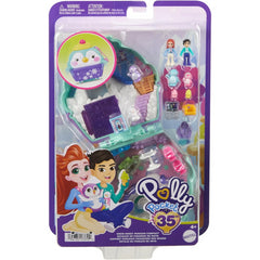 Polly Pocket Dolls Playset with Fidget Exterior Snow Sweet Penguin Compact
