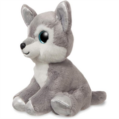 Aurora Aspen Husky 7-Inch Plush Cute Animal Toy