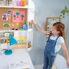 KidKraft Arches Floating Wall Desk & Chair (Collection Only)