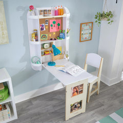 KidKraft Arches Floating Wall Desk & Chair (Collection Only)