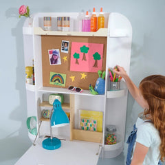KidKraft Arches Floating Wall Desk & Chair (Collection Only)