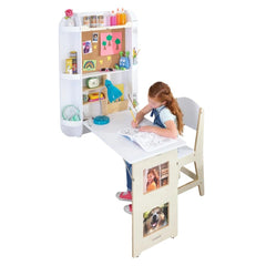 KidKraft Arches Floating Wall Desk & Chair (Collection Only)