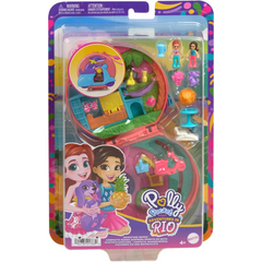 Polly Pocket Dolls Playset Adventure Moped Compact Travel Toy