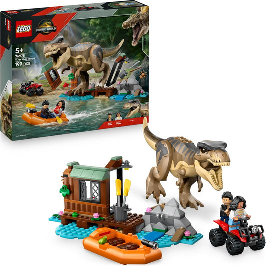 Lego Jurassic World 76975 T. Rex River Escape Adventure Playset