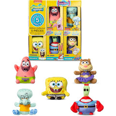 Nickelodeon Micro Teenies Spongebob Squarepants Figure 5-Pack Collectible