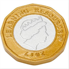 Learning Resources Pound Sterling Coins 1 Pound Learning Pack of 50 Toy