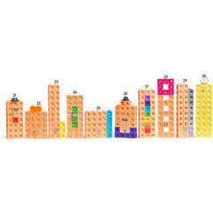 Learning Resources Numberblocks 21-30 Mathlink Set Counting Toy Set