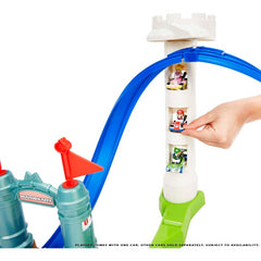 Hot Wheels Mario Kart Circuit Slam Track Set with Mario Kart Vehicle Playset