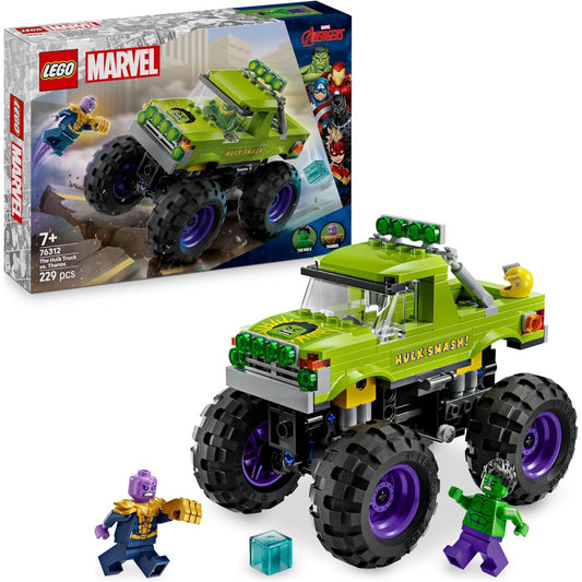 Lego Marvel 76312 Hulk Truck vs Thanos Battle Playset
