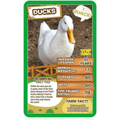 Top Trumps Cards Game - Farm Animals
