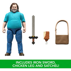 A Minecraft Movie Steve Core 4-Inch Character Action Figure