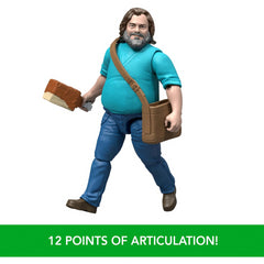 A Minecraft Movie Steve Core 4-Inch Character Action Figure